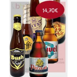 Lote Selección de cerveza belga - Cervezas Diferentes