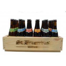 St. Bernardus MIX Wooden Crate 24x33cl - Belgian Brewed