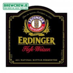 Erdinger - Hefe - Wheatbeer - 5.3% ABV, 30l Keg (53 Pints) - The Brew Crew