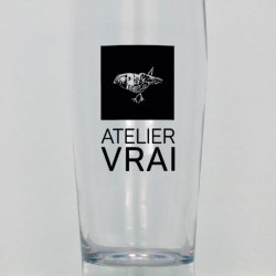 ATELIER VRAI Willibecher  0,4l Glas - Blech.Brut