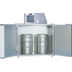 Enfriador de barriles de acero inoxidable - 2 barriles de 50l - Todocerveza