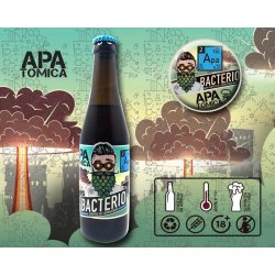 Bacterio Caja 6 Tercios APATÓMICA - Bacterio Brewing Co.