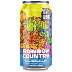 One Drop Brewing Rainbow Country Fruited Glitter Sour Ale 440ml - The Beer Cellar