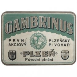 Metal Sign Gambrinus Retro - Pivana CZ