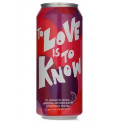 Hop Butcher For The World - To Love Is To Know - Beerdome