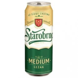 Starobrno Medium 11° Pale Lager 500ml - Pivana CZ