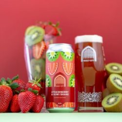 Vault City  Strawberry & Kiwi Shake [6.2% Sour] - Red Elephant