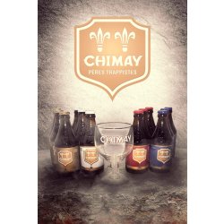 Chimay Trappist Beer Mixed Case & FREE GLASS - The Belgian Beer Company