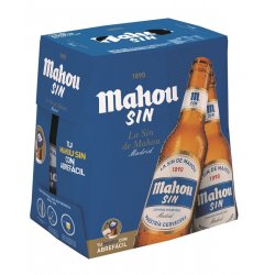 Mahou sin Alcohol Six Pack x6 Botellas de 250cc - Cervezas del Mundo