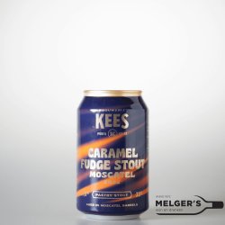 Kees  Caramel Fudge Stout Moscatel Barrel Aged 2022 Pastry Stout Blik 33cl - Melgers