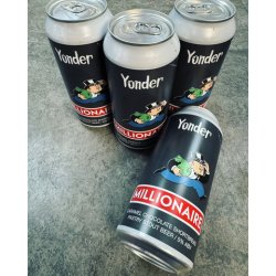 YONDER BREWING & BLENDING. MILLIONAIRE CARAMEL CHOCOLATE SHORTBREAD PASTRY STOUT BEER 5% 440ml - The Beer Shelf