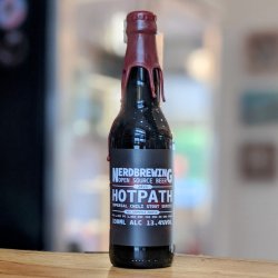 Nerdbrewing - Hotpath Imperial Chili Stout 001 - 13.4% Imperial Oatmeal Stout with Chipotle Morita - 330ml Bottle - The Triangle