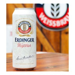 Erdinger Cerveza Weissbier en Lata 4 Unidades 500 mL - Cervezas del Mundo