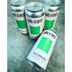 TWO FLINTS BREWING. DDH KRUSH HAZY PALE ALE 5.5% 440ml - The Beer Shelf