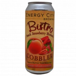 Energy City Brewing Bistro Peach Strawberry Rhubarb Cobbler
