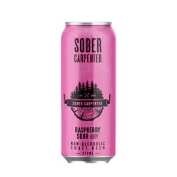 Sober Carpenter — Raspberry Sour - 4-pack of 16 oz cans - Minus Moonshine