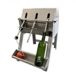 Llenadora de Botellas Manual de Acero Inoxidable de 3 Picos - Cibart