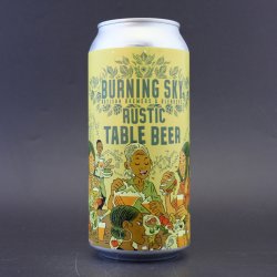 Burning Sky - Rustic Table Beer - 3% (440ml) - Ghost Whale