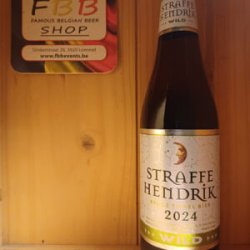 Straffe Hendrik wild 2024 - Famous Belgian Beer