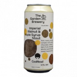 The Garden Brewery The Garden Brewery - CoolHead - Imperial Walnut & Maple Syrup Stout - 9.1% - 44cl - Can - La Mise en Bière