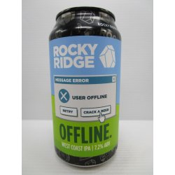 Rocky Ridge - Offline West Coast IPA 7.2% 375ml - Grape & Grain