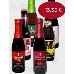 Cervezas tipo Lambic o Lámbicas - Lote degustación 6 botellas - Cervezas Diferentes