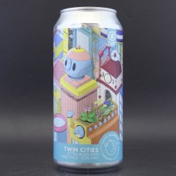 Left Handed Giant - Twin Cities: Citra & Galaxy - 5.2% (440ml) - Ghost Whale