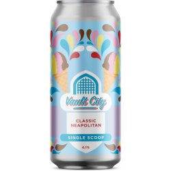 Vault City Brewing Classic Neapolitan Single Scoop Vault City Brewing Classic Neapolitan Single Scoop