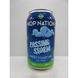 Hop Nation Passing Storm Alcohol Free West Coast IPA 355ml - Grape & Grain