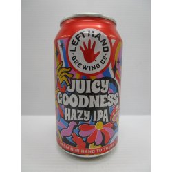 Left Hand Brewing - Juicy Goodness Hazy IPA 6.7% 355ml - Grape & Grain