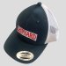 Shipyard American Snapback Trucker Cap  Navy & White 
