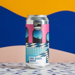 Pressure Drop - King Queen Knave New England Pale Ale 5.2% 440ml can - All Good Beer
