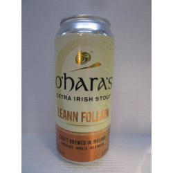 OHaras Leann Follain Irish Stout 6% 440ml - Grape & Grain