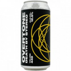 Overtone Brewing  Death By Stereo - Rebel Beer Cans