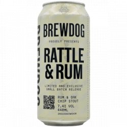 BrewDog – Rattle & Rum - Rebel Beer Cans