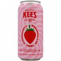 KEES – Strawberry & Marshmallow Swirl - Rebel Beer Cans