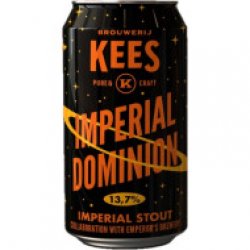 Kees en Emperor s Brewery Imperial Dominion - Speciaalbierkoning