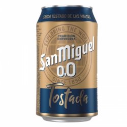 Cerveza tostada San Miguel 0,0 alcohol lata 33 cl. - Carrefour España