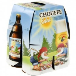 Chouffe bier  Blond  Soleil Chouffe  33 cl  Clip 4 fl - Thysshop