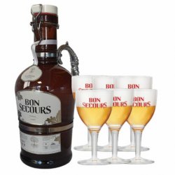 Bon Secours blonde 2 litres + 6 verres - RB-and-Beer