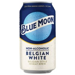 Blue Moon Brewing Company Non-Alcoholic Belgian White 6 pack 12 oz. Can - Kelly’s Liquor