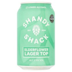 Shandy Shack  Elderflower Lager Top  2.5% 330ml Can - All Good Beer