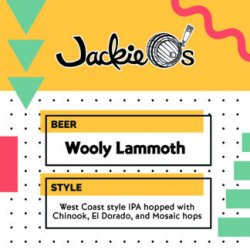 Jackie O’s Wooly Lammoth Crowler - Jackie O’s Brewery