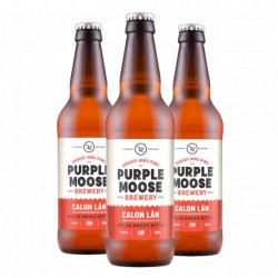 Purple Moose Calon Lan Welsh Amber 4.0%ABV 500ml bottle - Stori Beer & Wine