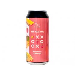 ODU Brewery - TIC TAC TOE Raspberry & Mango 0,44l plech 4,5% alk. - Beer Butik