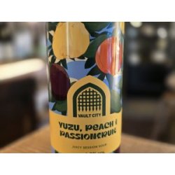 Vault City Brewing Yuzu Peach & Passionfruit