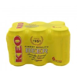 KEO Beer 330ml x 6 Pack Cans - Aspris & Son