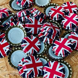 Crown Caps for Beer Bottles - Union Flag - 40 Pack - Brewbitz Homebrew Shop