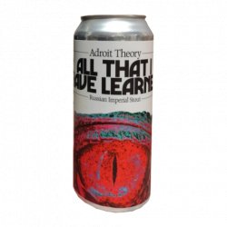 Adroit Theory All That I Have Learned (Ghost 1587)