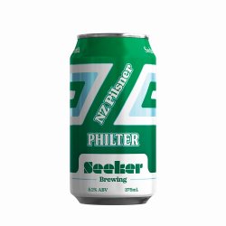 Seeker Brewing x Philter - NZ Pilsner - The Beer Barrel